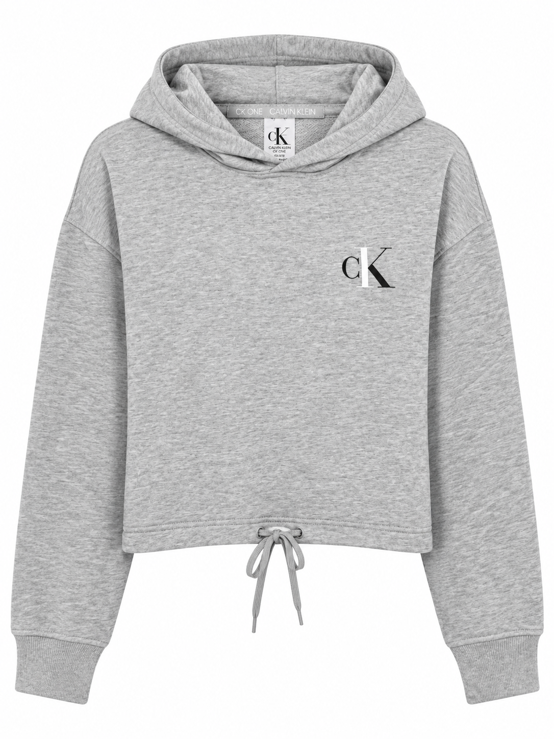 Calvin Klein Women's French Terry Lounge Hoodie -Grey Heather
