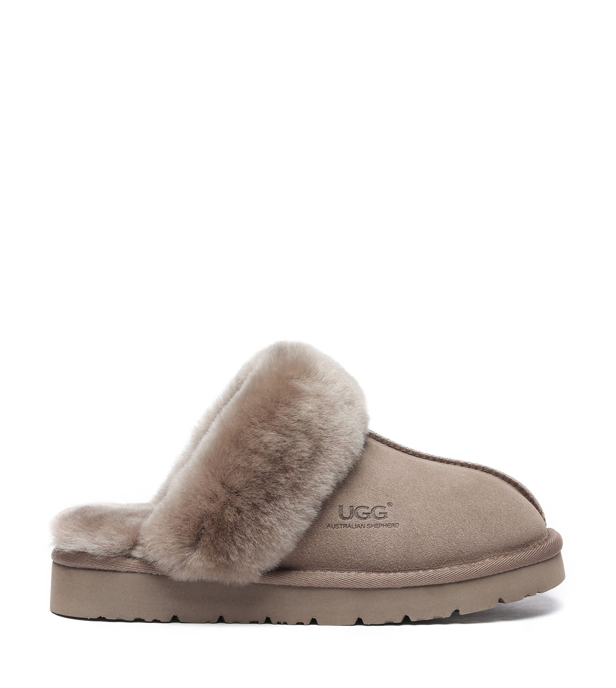 Australian Shepherd UGG Muffin Slipper Special - Brown