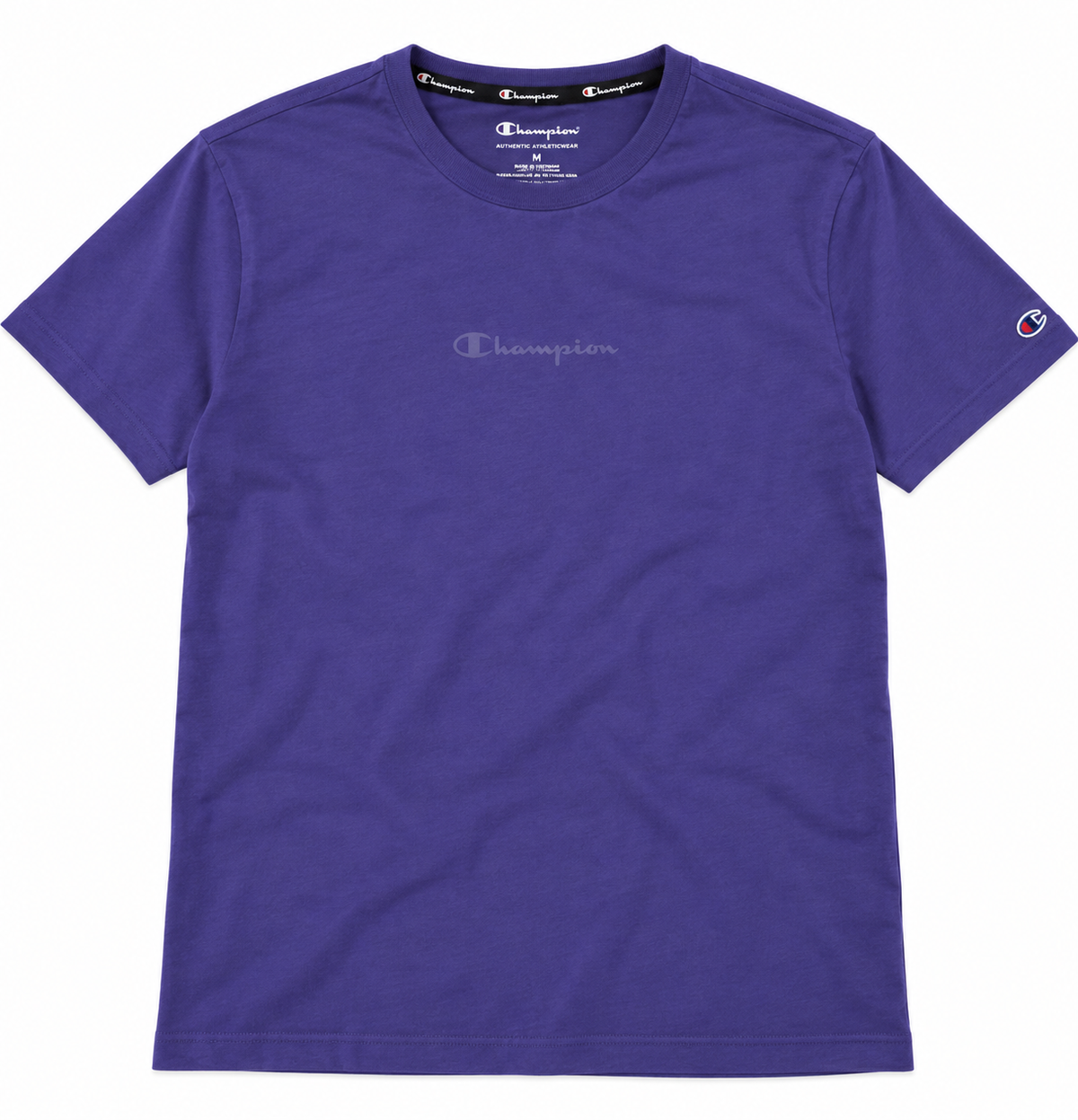 Champion Women's Script Short Sleeve Tonal Tee - Cotton Velvet Crush