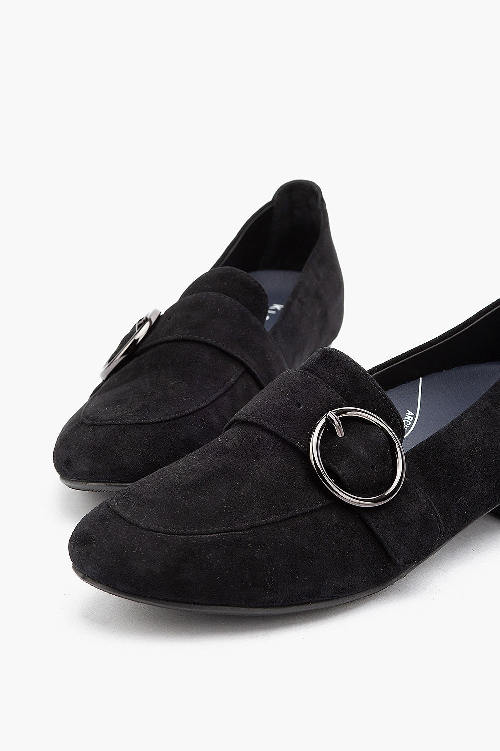 Silver Lining Elaine Black Suede