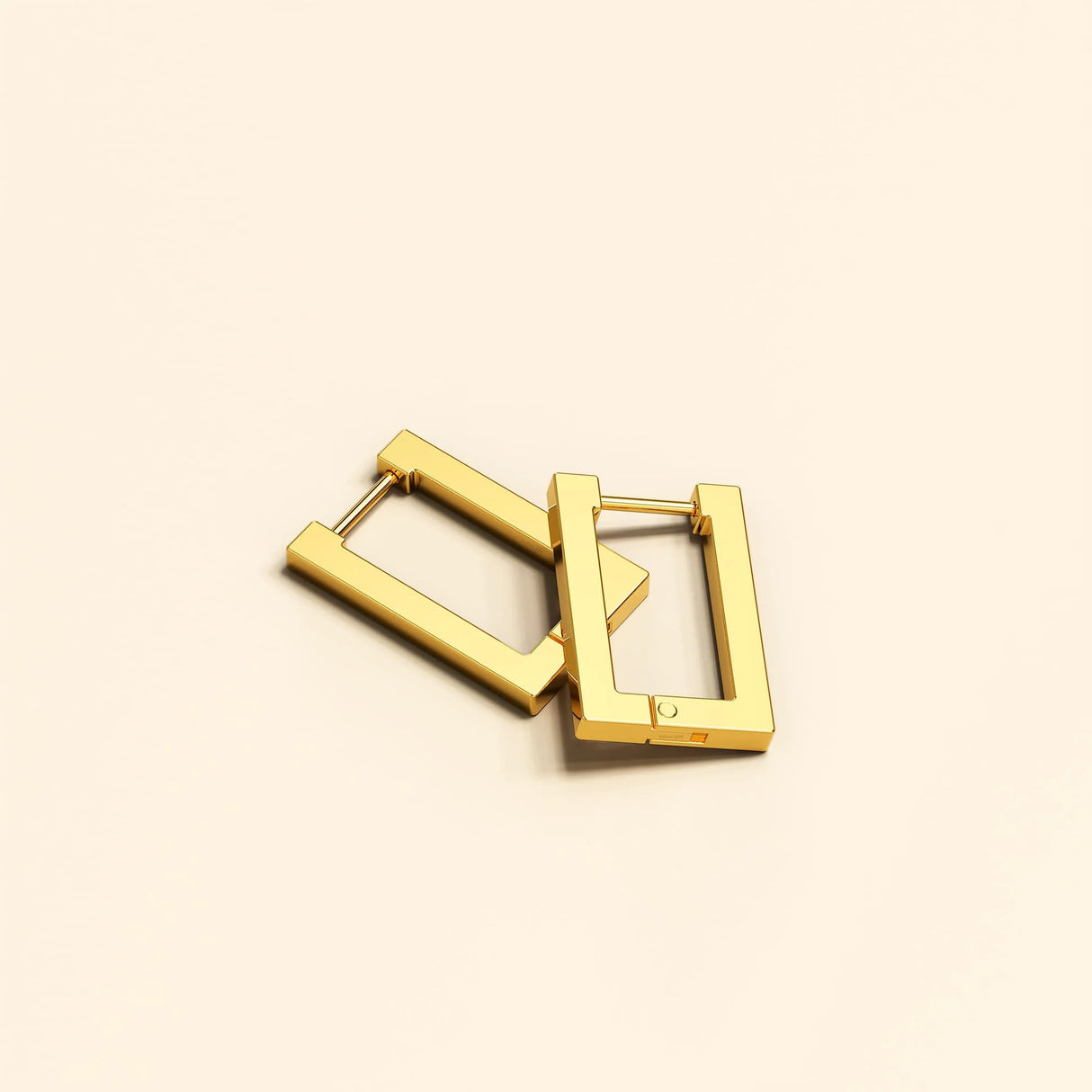 Bullion Gold Stylish Gold Hoop Earrings