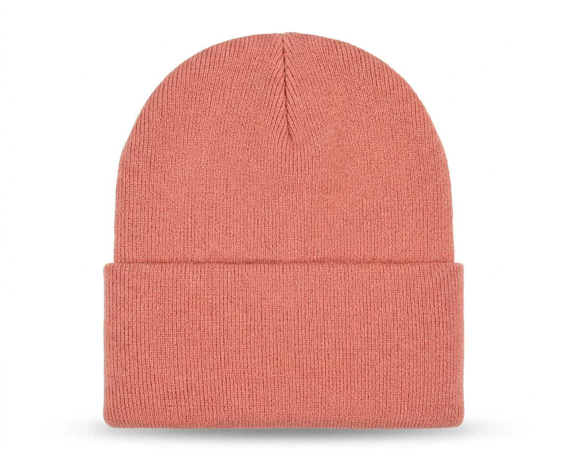 Cherry Red Classic Beanie - Apricot