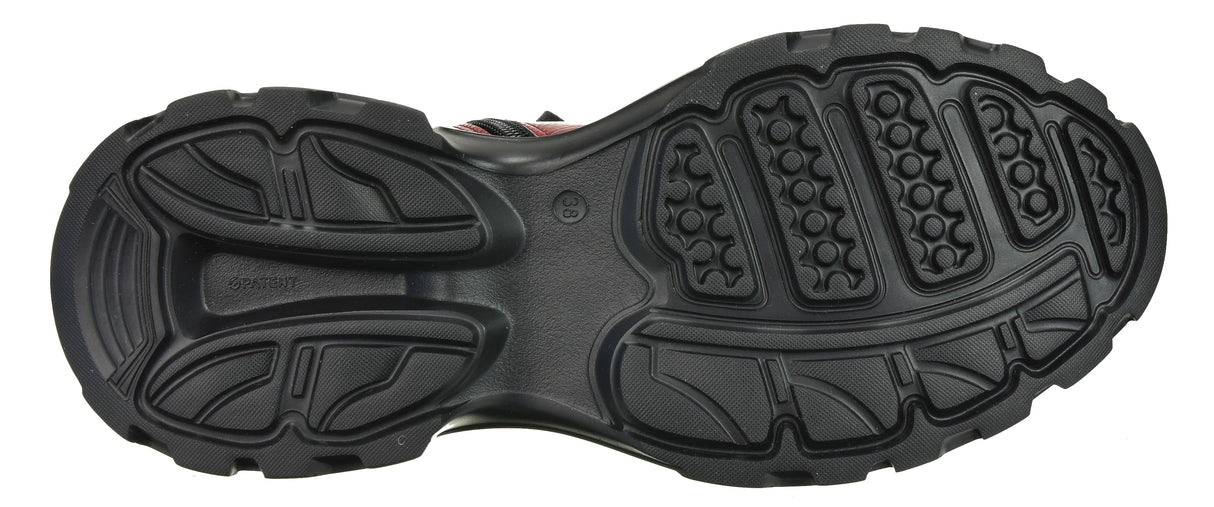 Bosccolo Womens Boots - Black/Red
