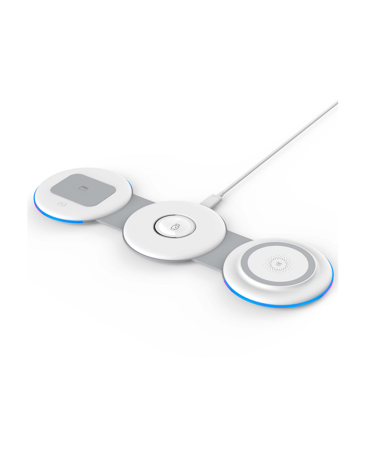TODO 3 in 1 Wireless Phone Charger 15W Fast Charge Earphone Watch Magnetic Charge