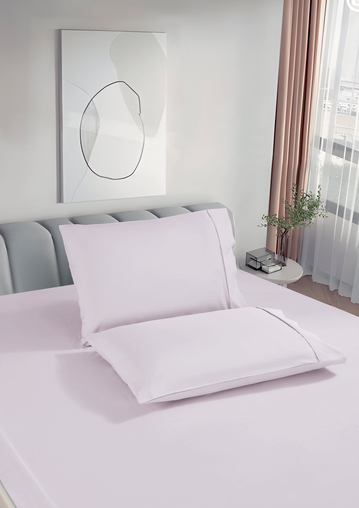 Ramesses 2000TC Cooling Bamboo Combo Set - Lavender Fog