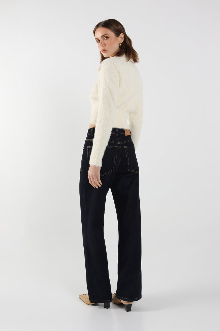 Madison The Label Lucy Knit Cardigan - Cream