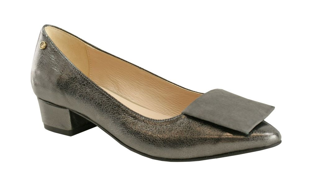 Bosccolo Womens Pumps Pillow - Grey Metalic
