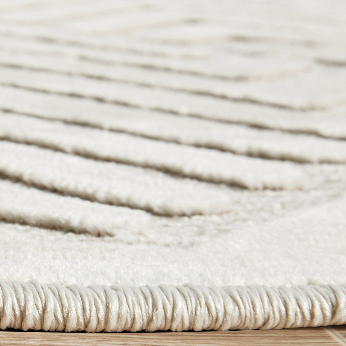 York Cindy Natural White Rug