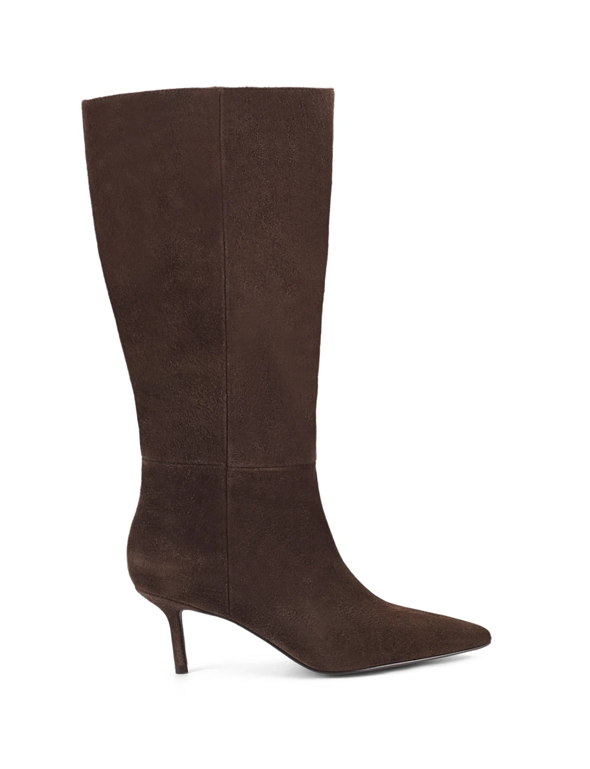 Siren Long Boots - Chocolate Brown Suede