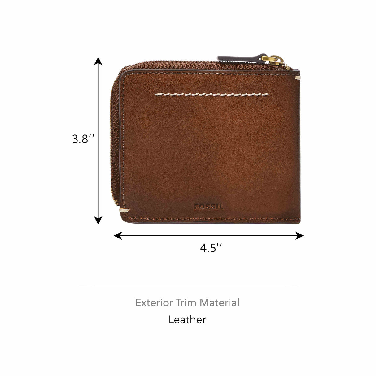 Fossil Westover Brown Card Case