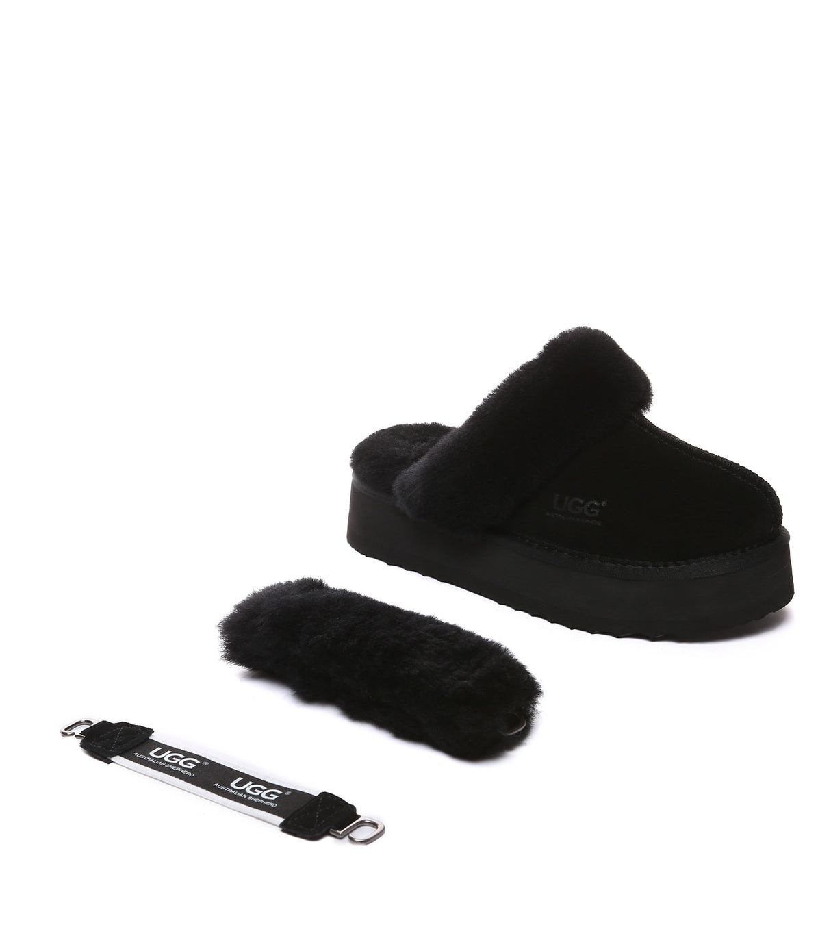 Australian Shepherd UGG Musa platform - Black
