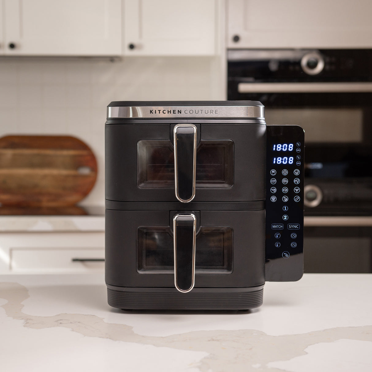 Kitchen Couture 11L Clear View Vertex Dual Draw
