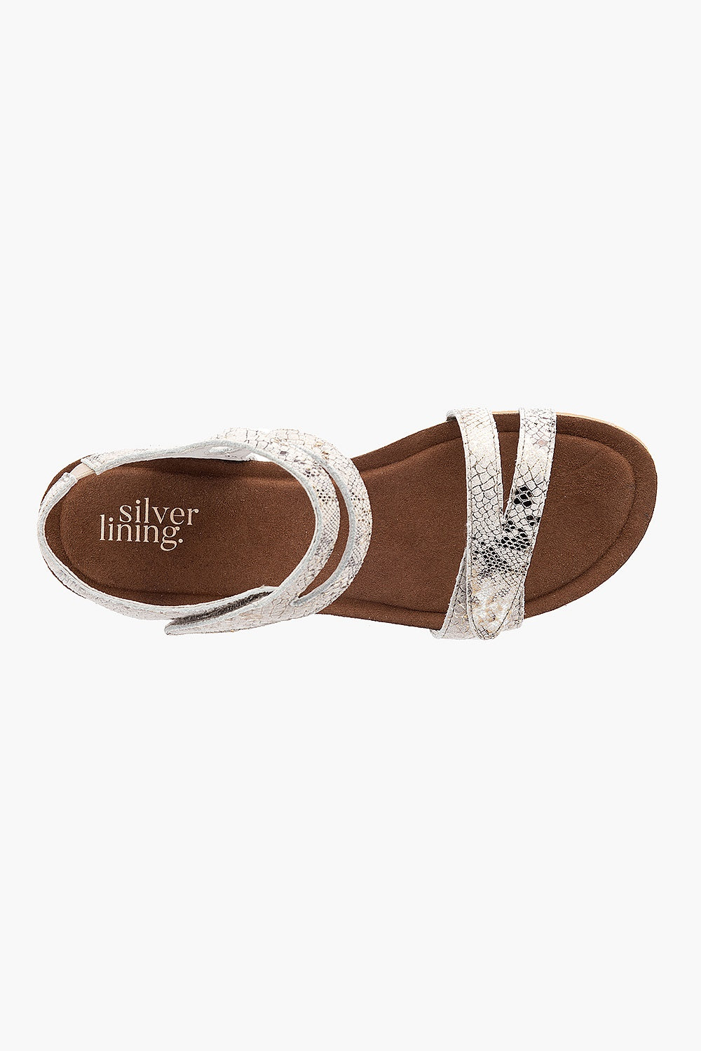 Silver Lining Kimberley Print Taupe Snake