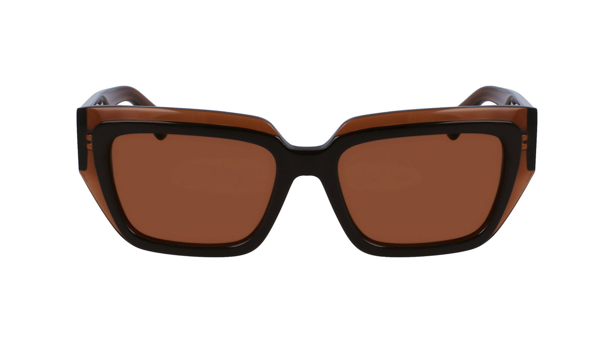 Salvatore Ferragamo SF2002S Womens Sunglasses - Transparent Brown/Brown