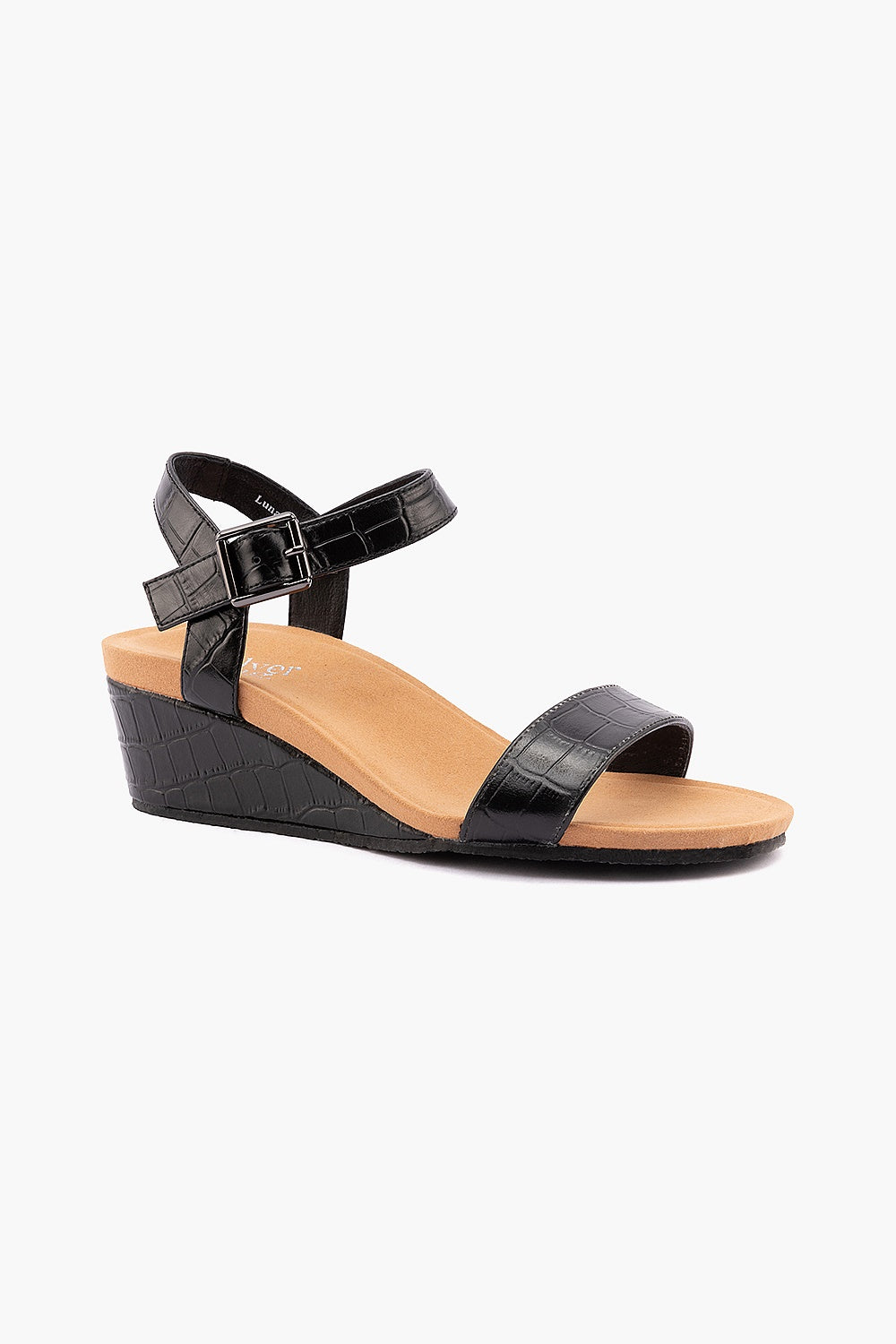 Silver Lining Lunar Black Croc