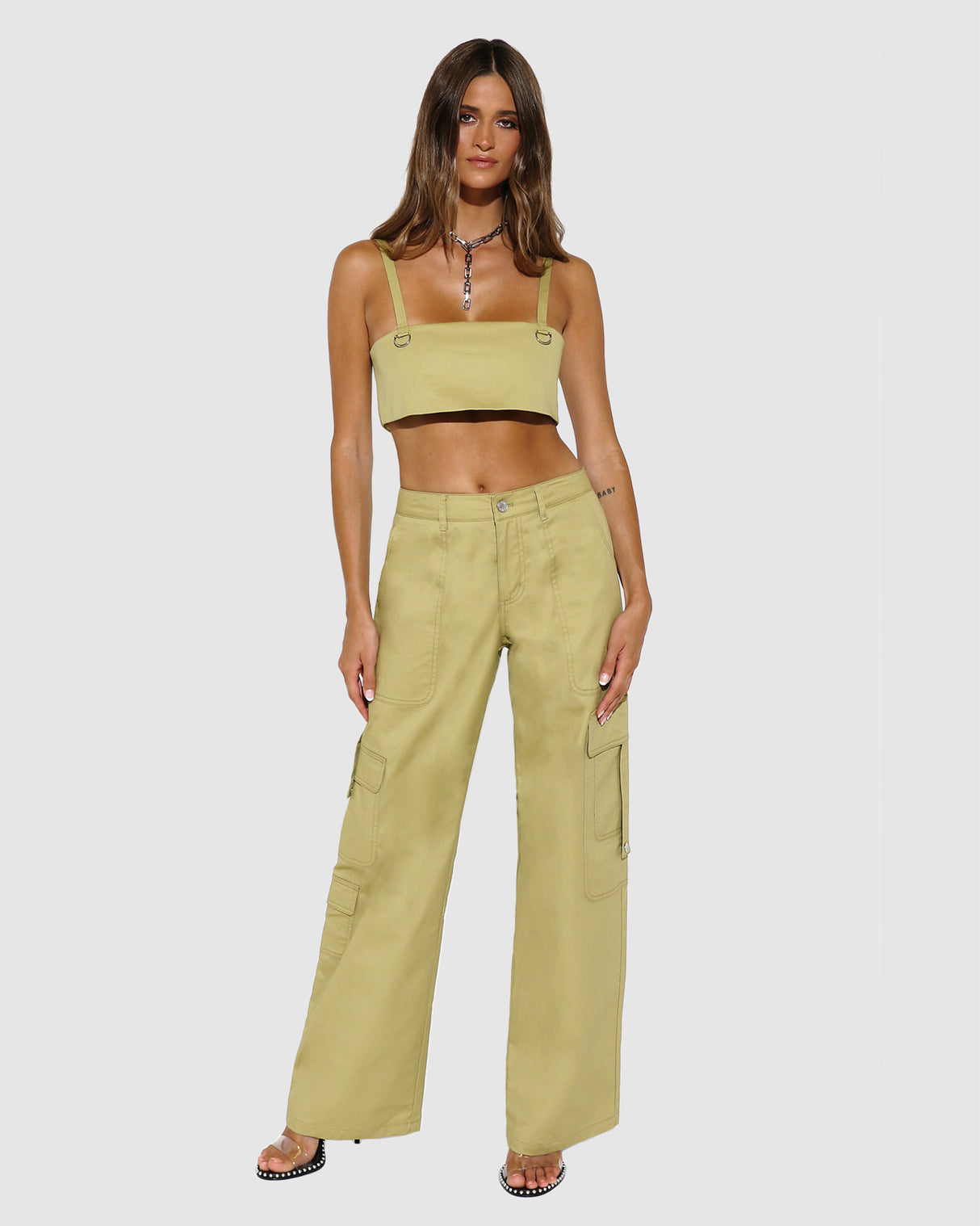 BY.DYLN Velah Top - Light Khaki