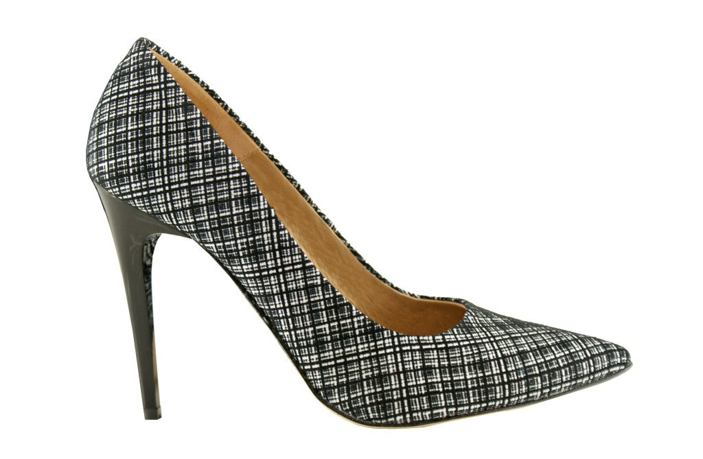 Bosccolo Womens Spike Heels - Black / White