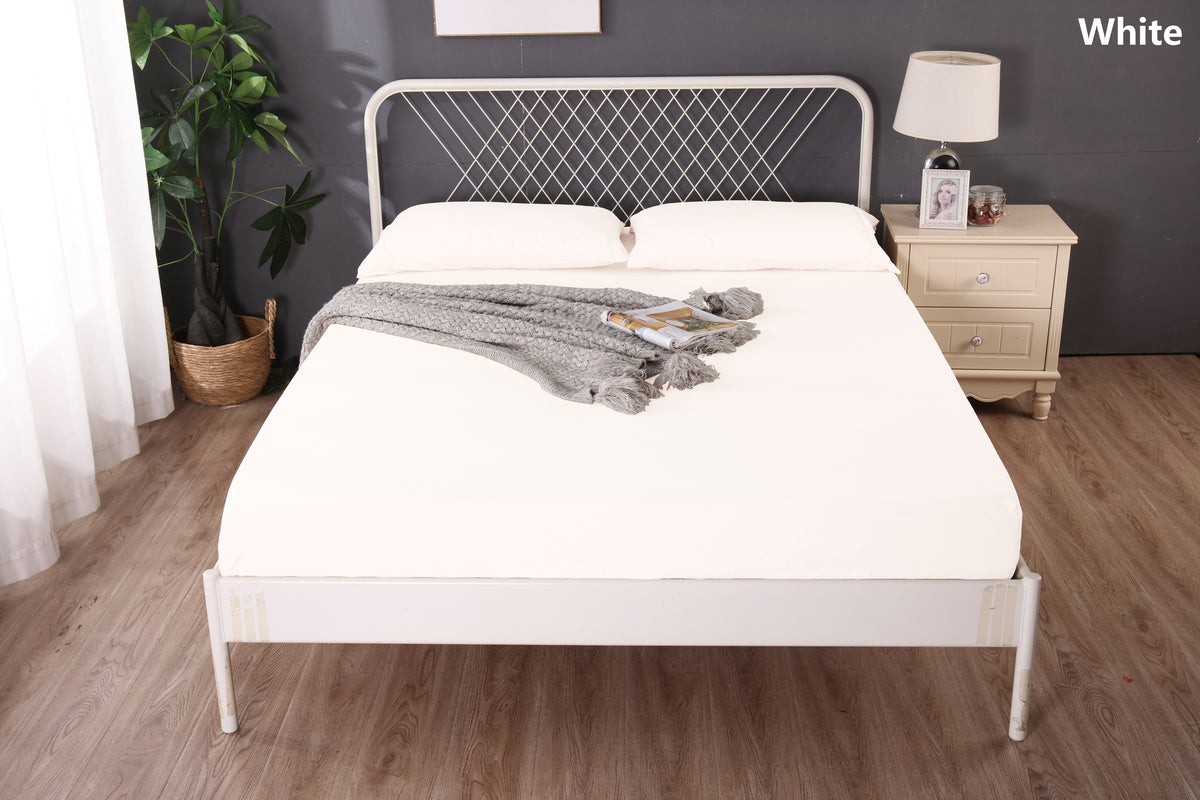 Ramesses Linen Bamboo Combo Set - White