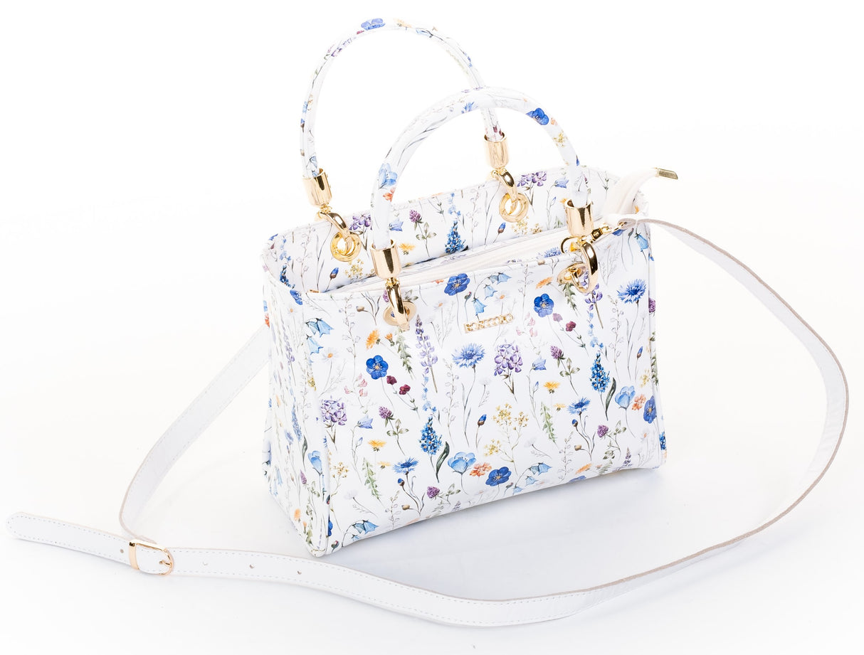 Bosccolo Bag - Flowers/White