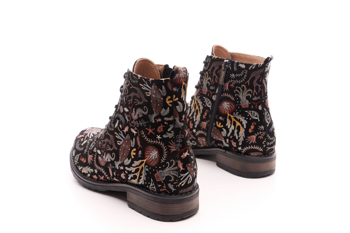 Bosccolo Womens Ankle Boots - Brown Sealife