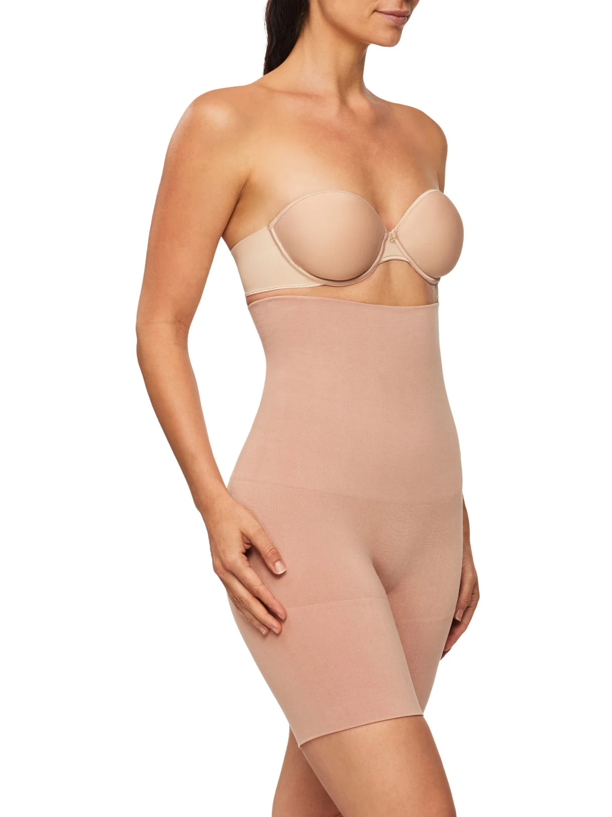 Nancy Ganz Bamboo Essentials Hw Thigh Shaper - Mahogany