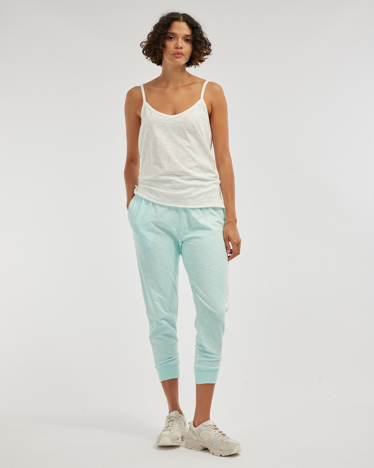 Amelius Kieran Cropped Jogger - Sky Blue