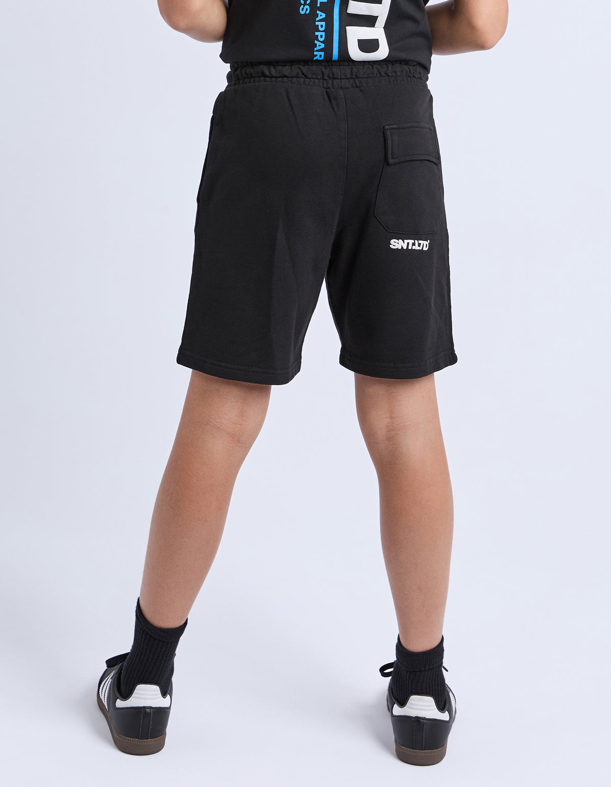 St Goliath Boys Podium Fleece Short - Washed Black