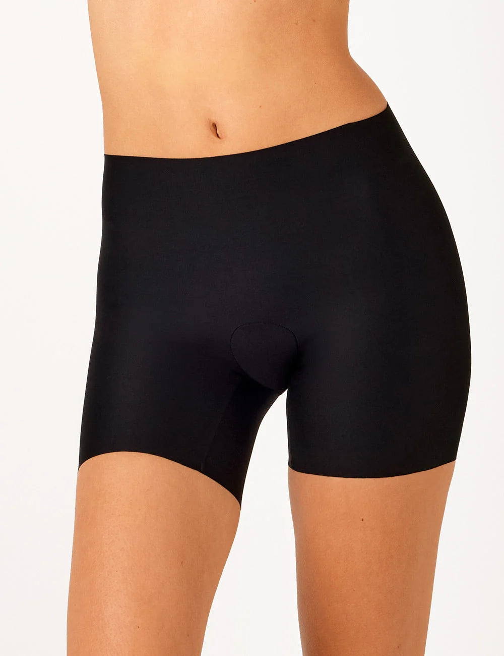 Ambra Ls Waisted Mid Thigh Short - Black