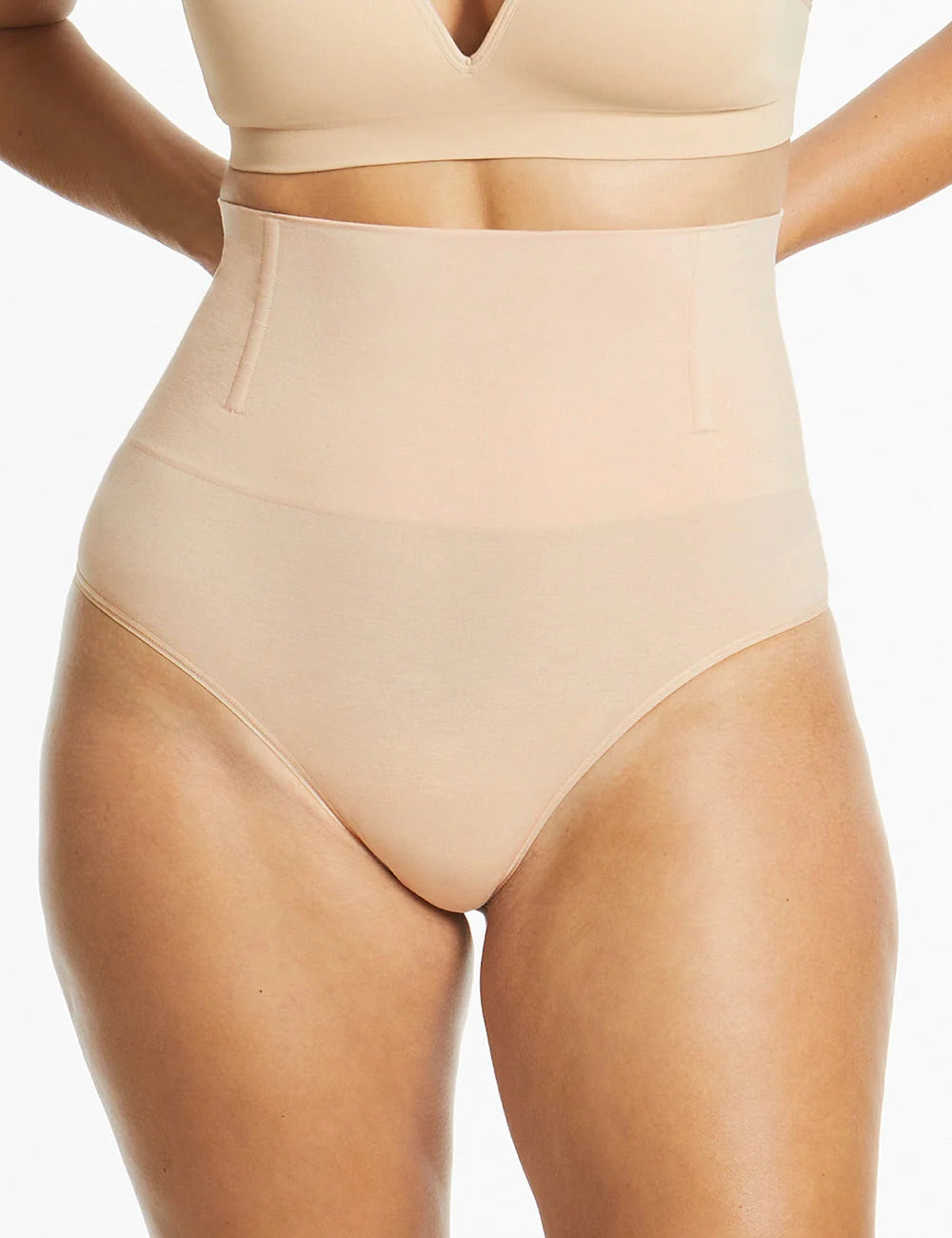 Ambra Soft Fusion Hi Waist Gstr - Nude