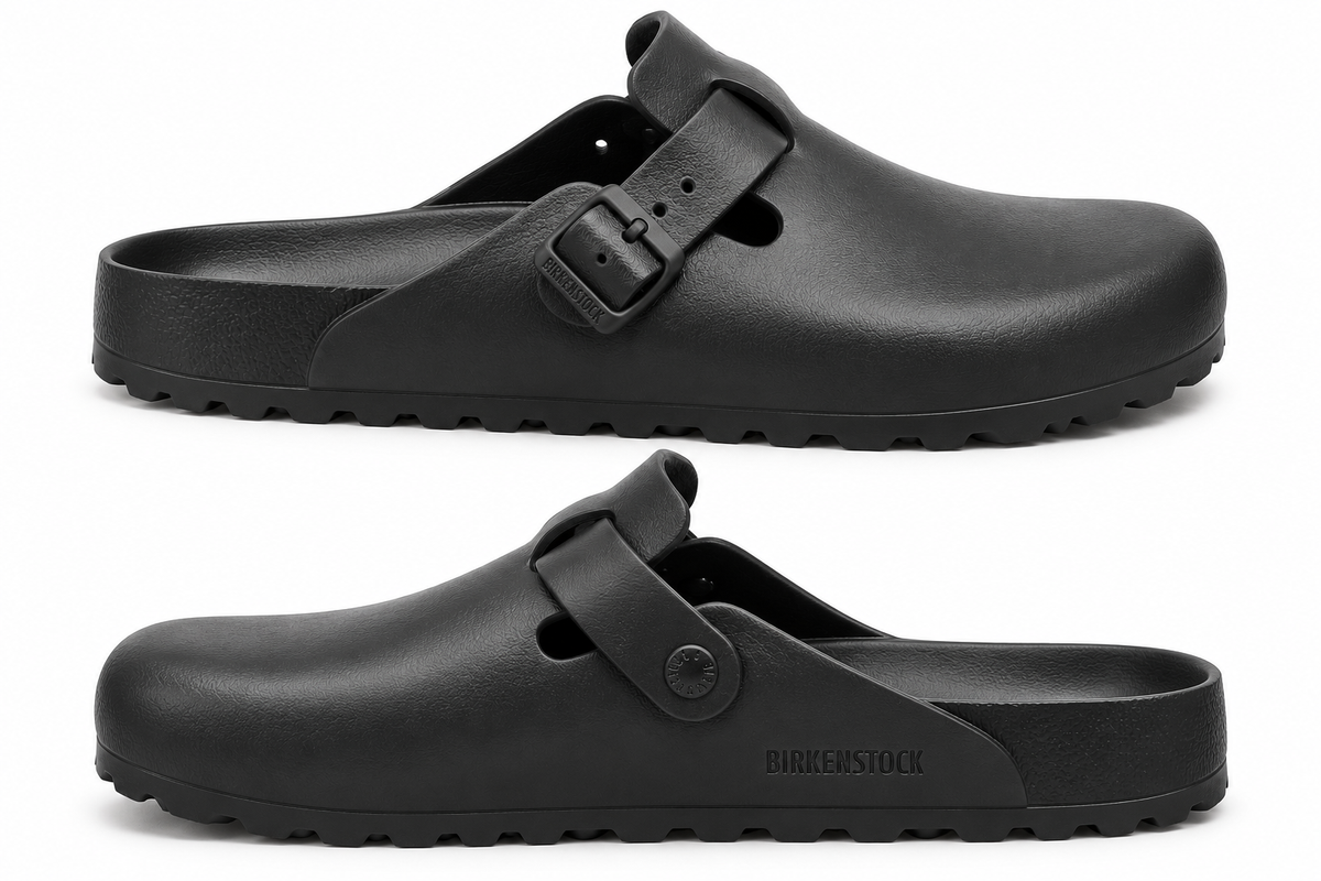 Birkenstock Men's Boston EVA Regular Fit Sandals Black