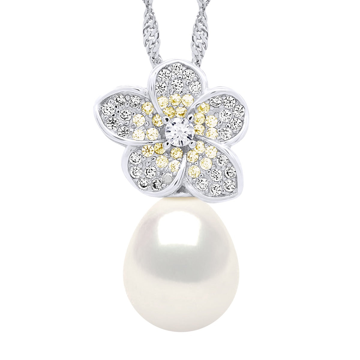 Necklace - Natural White - Longueur 42 cm