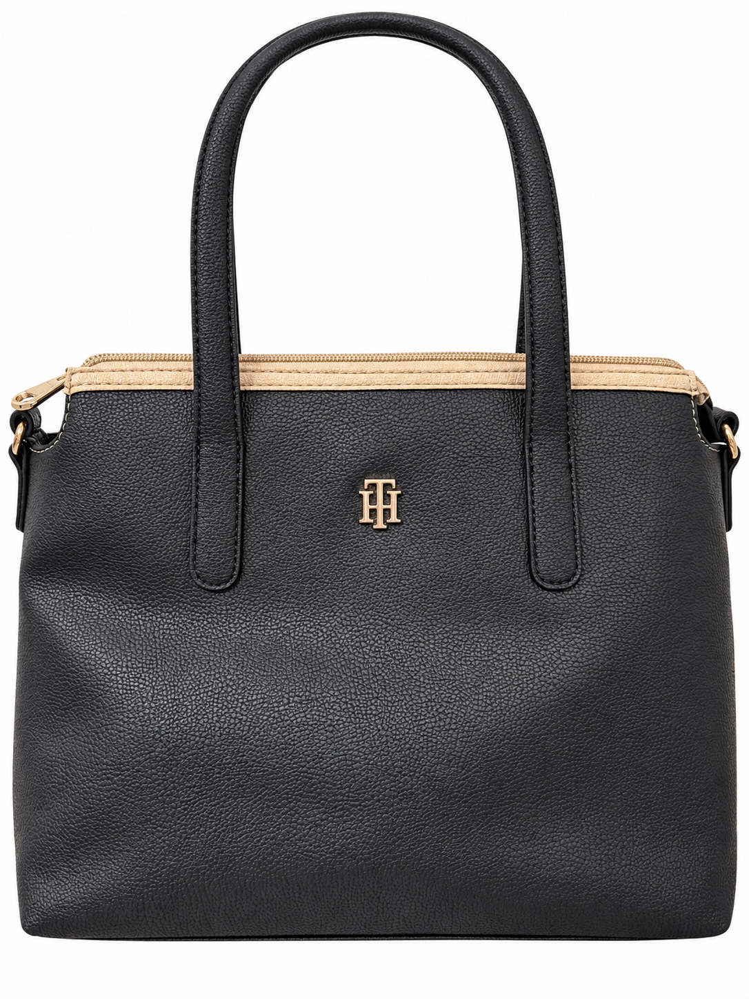 Tommy Hilfiger Women's Satchel Bag - Black/fawn