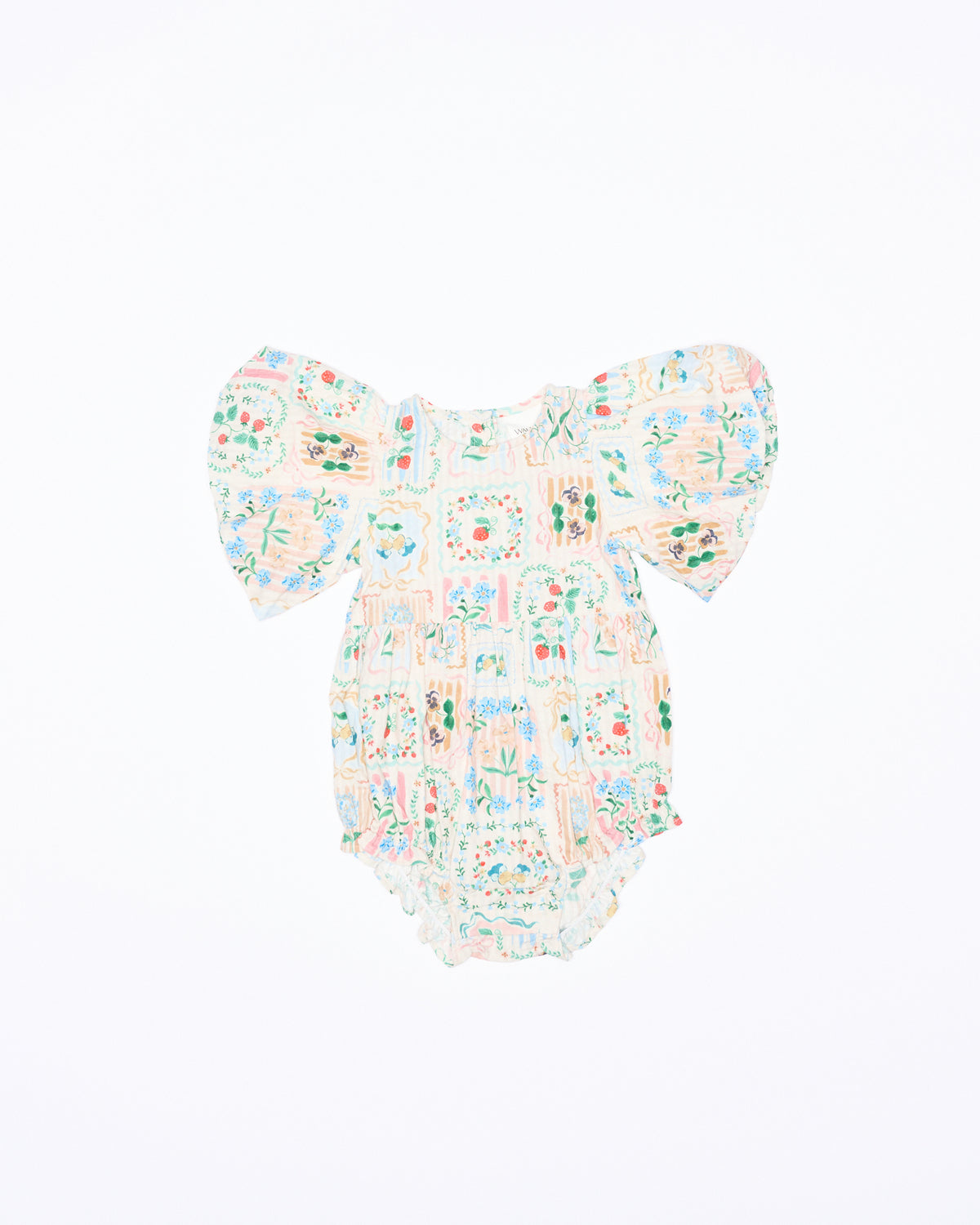 Walnut Melbourne Forget Me Not Romper - Forget Me Not