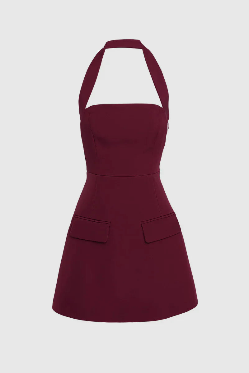 Madison The Label Gloria Mini Dress - Shiraz