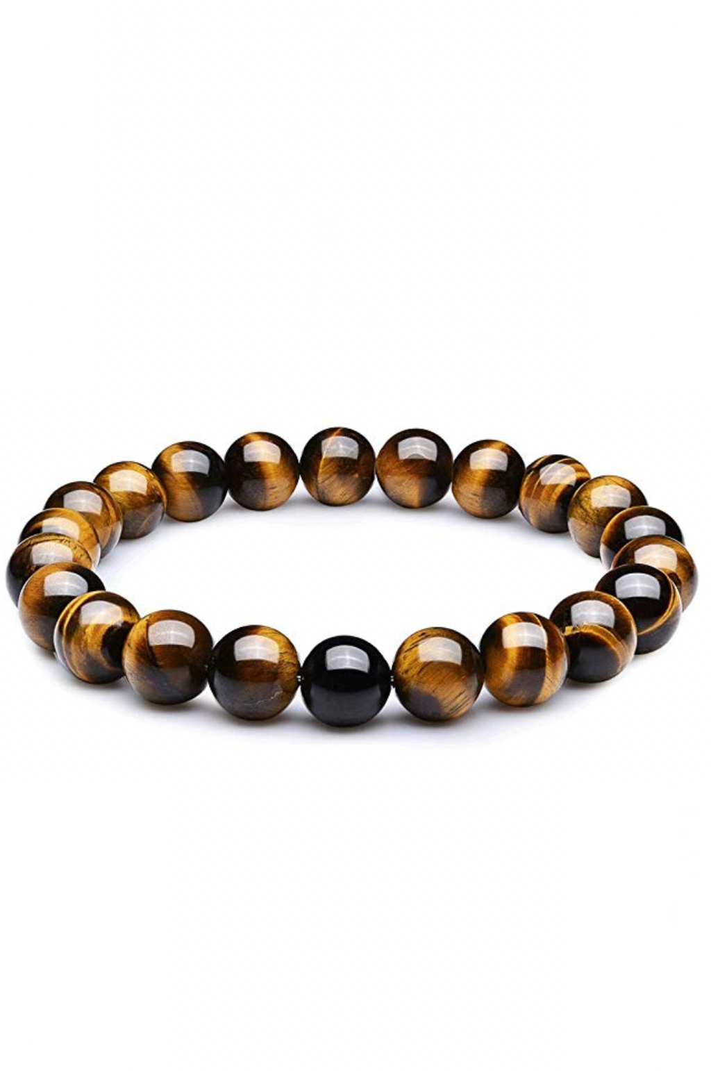 Stephen Oliver Tiger Eye And Black Onyx Bracelet