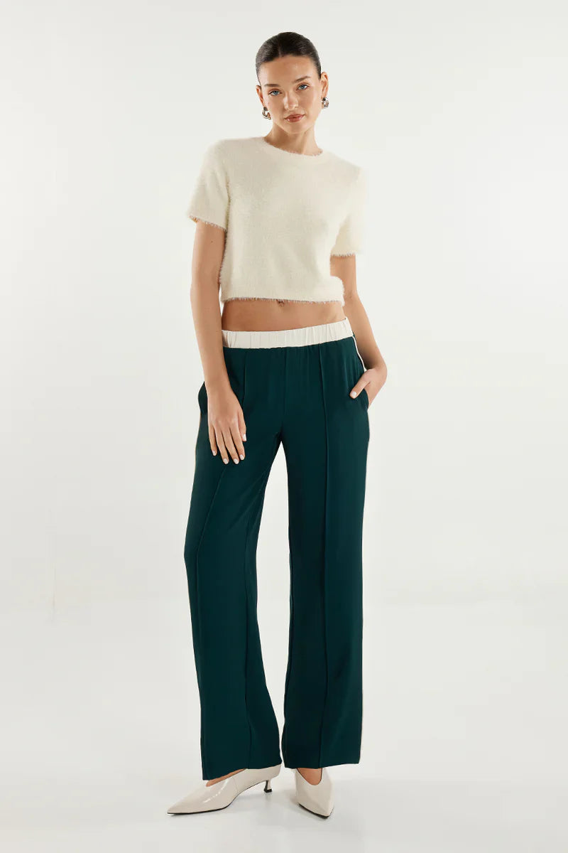 Madison The Label Ruby Knit Tee - White