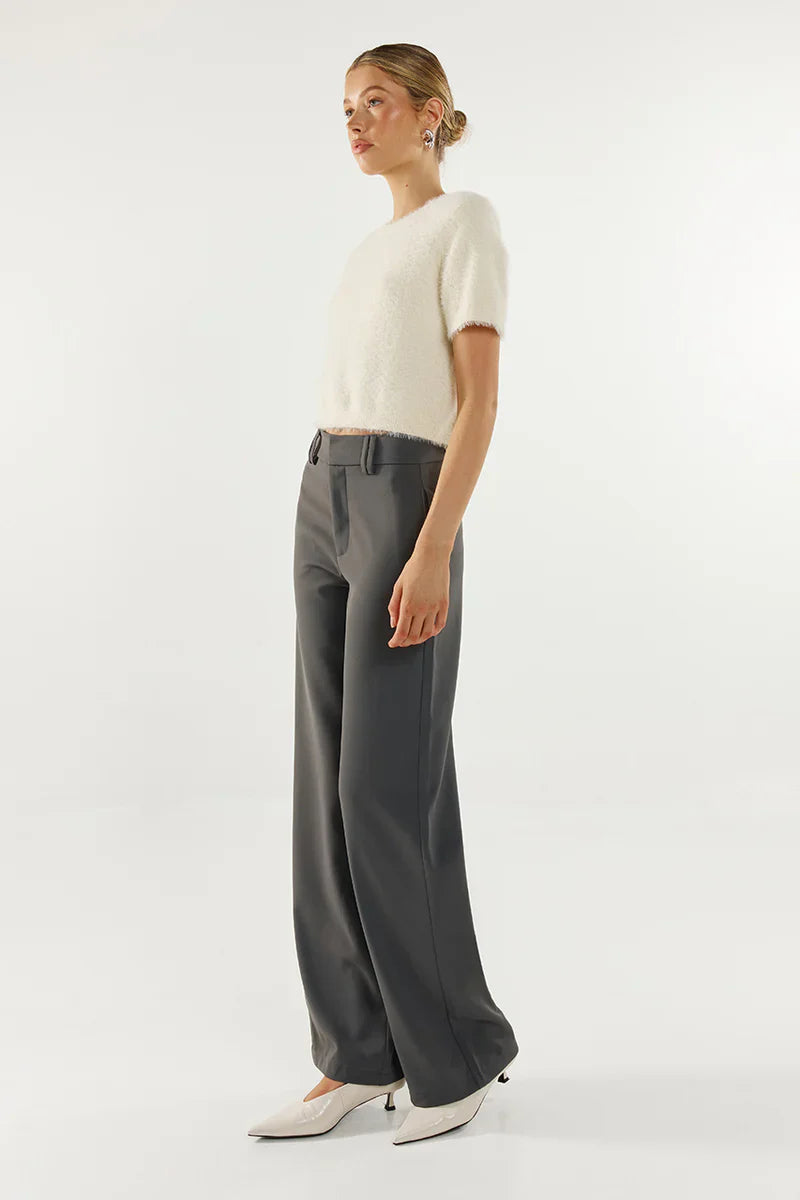 Madison The Label Ruby Knit Tee - White