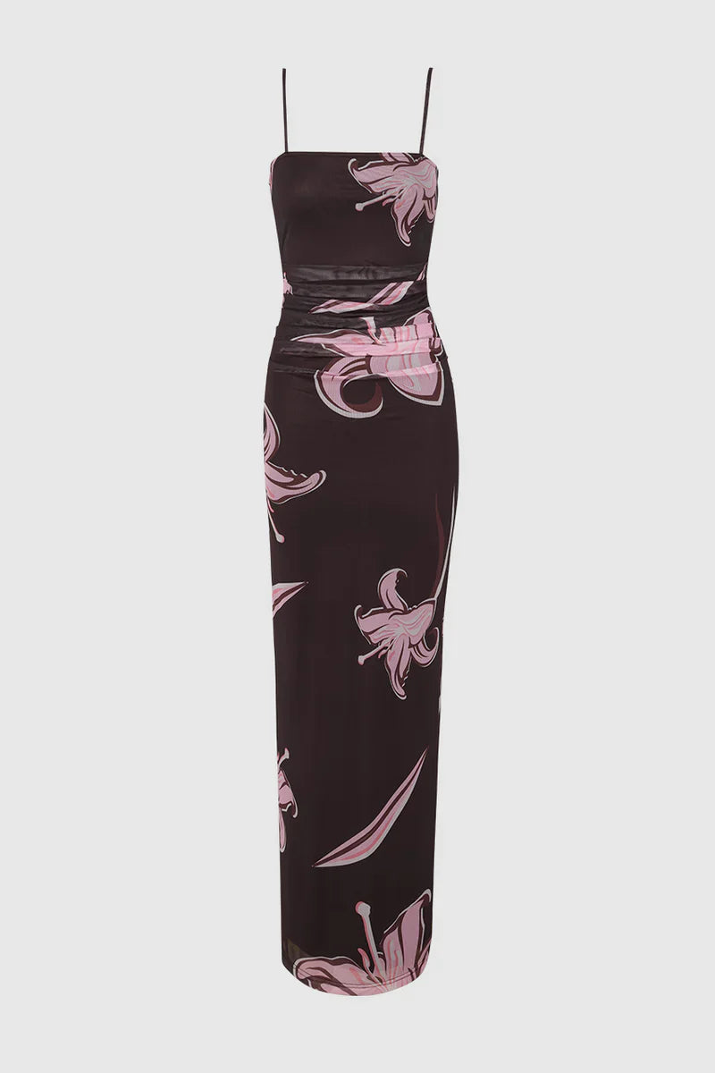 Madison The Label Saphina Maxi Dress - Fleur Print