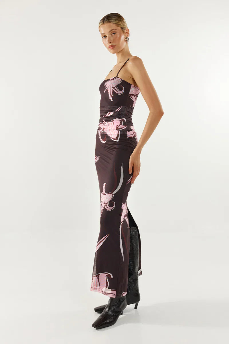Madison The Label Saphina Maxi Dress - Fleur Print