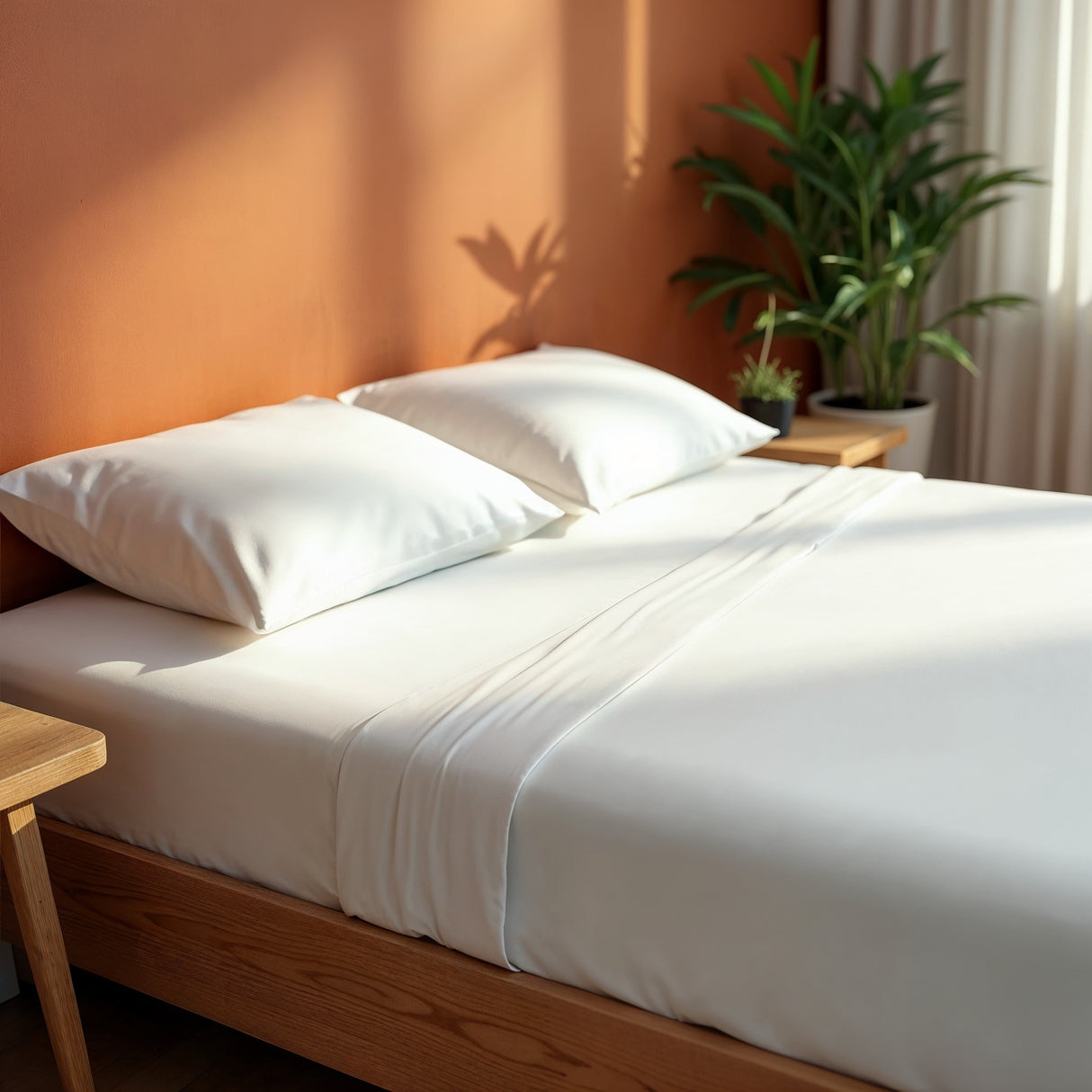 Royal Comfort Blended Bamboo Sheet Set White