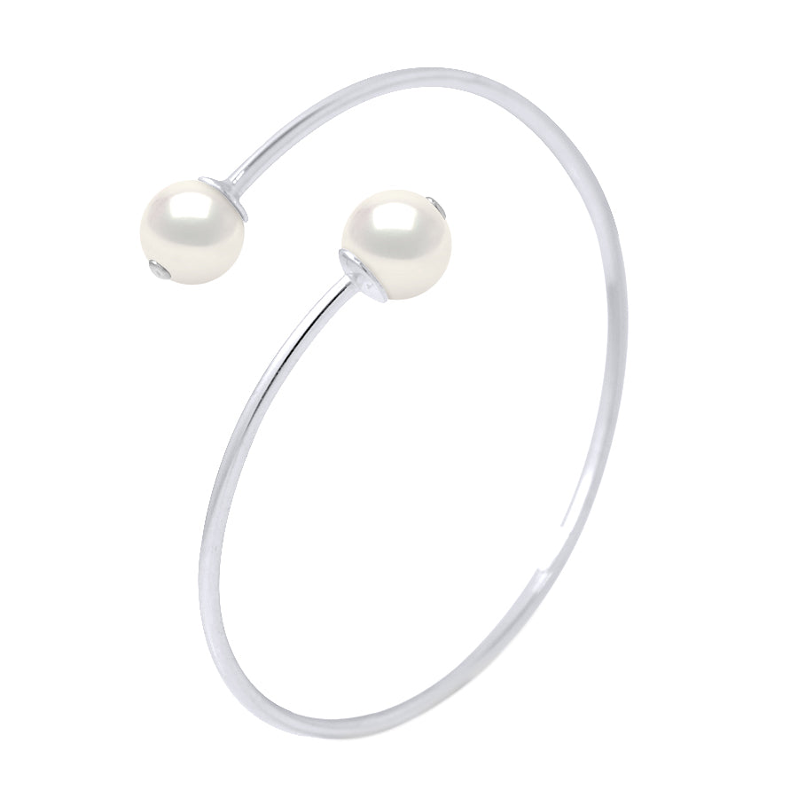 Bangle Bracelet Prestige You & Me - Natural White - Longueur 42 cm