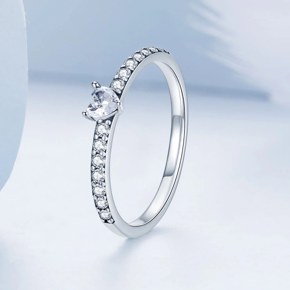 Solid 925 Sterling Silver Little Princess Ring
