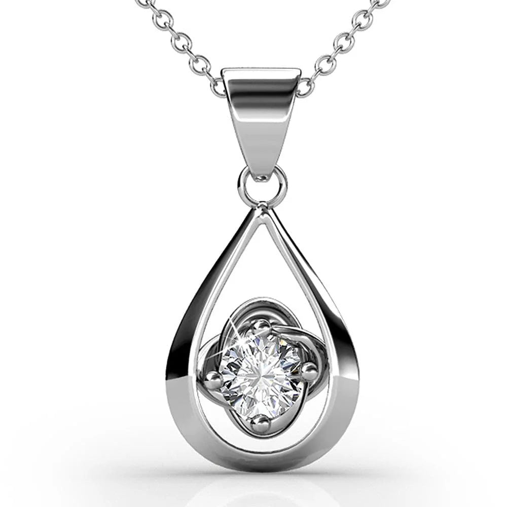 Boxed Center Piece Necklace and Sweet Delight Earrings Set Embellished with SWAROVSKI® crystals