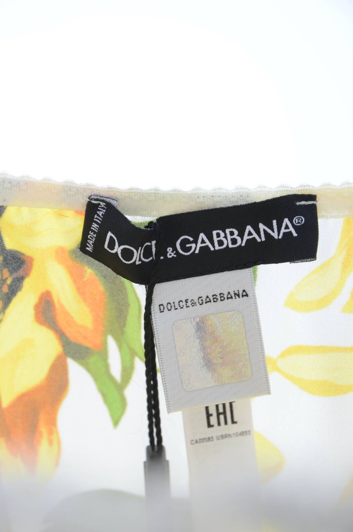 Dolce & Gabbana Women Sunflowers Laced Top