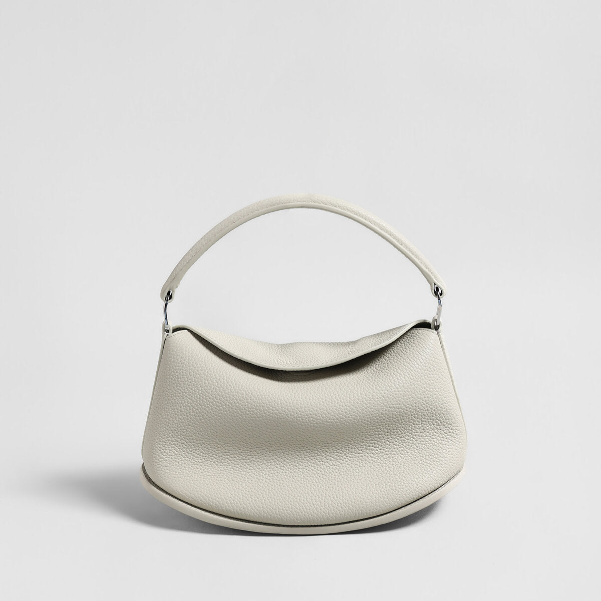TOGO Leather Slouchy Pillow Bag - Ivory
