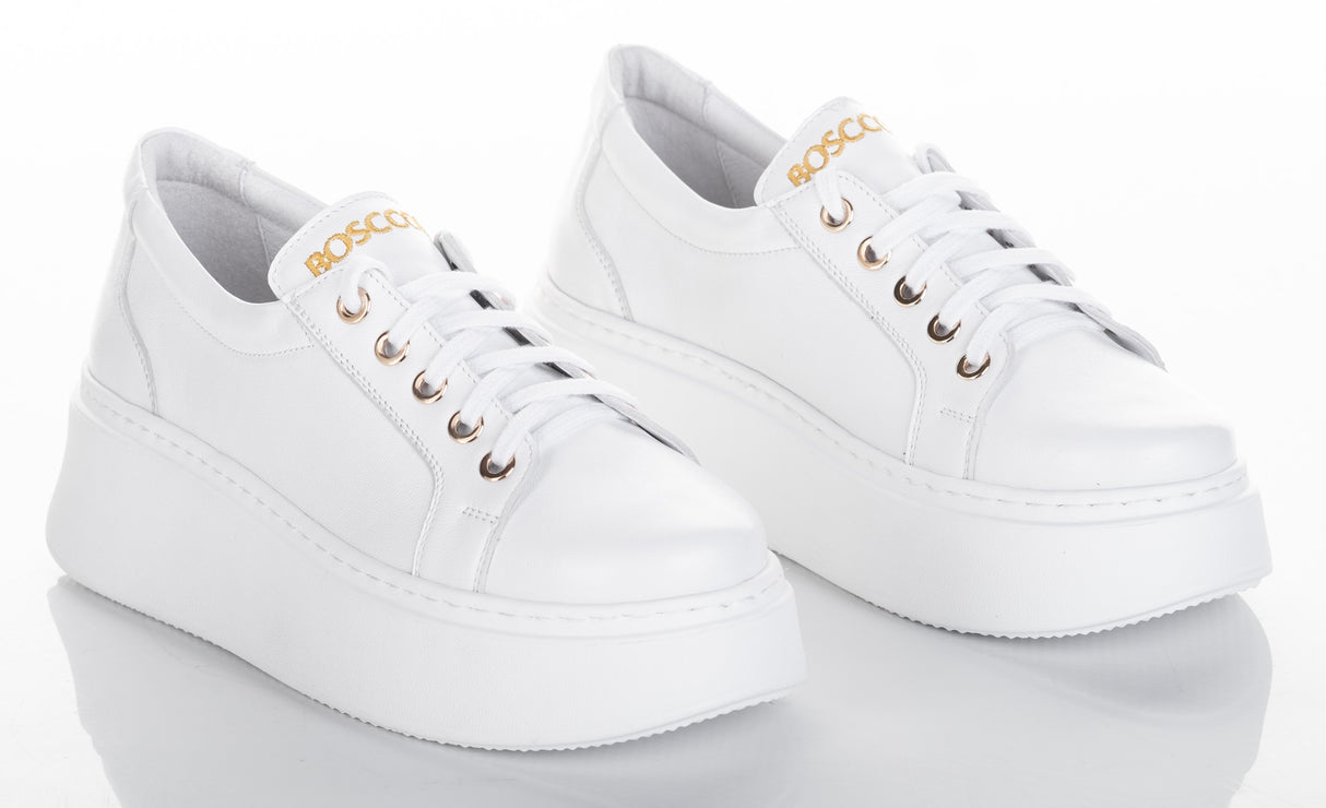 Bosccolo Womens Sneakers - White