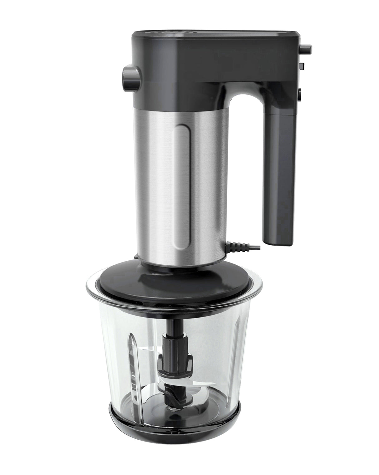 TODO 1L Multi Chopper Processor Hand Mixer Beater 300W Glass Bowl Dual Blade