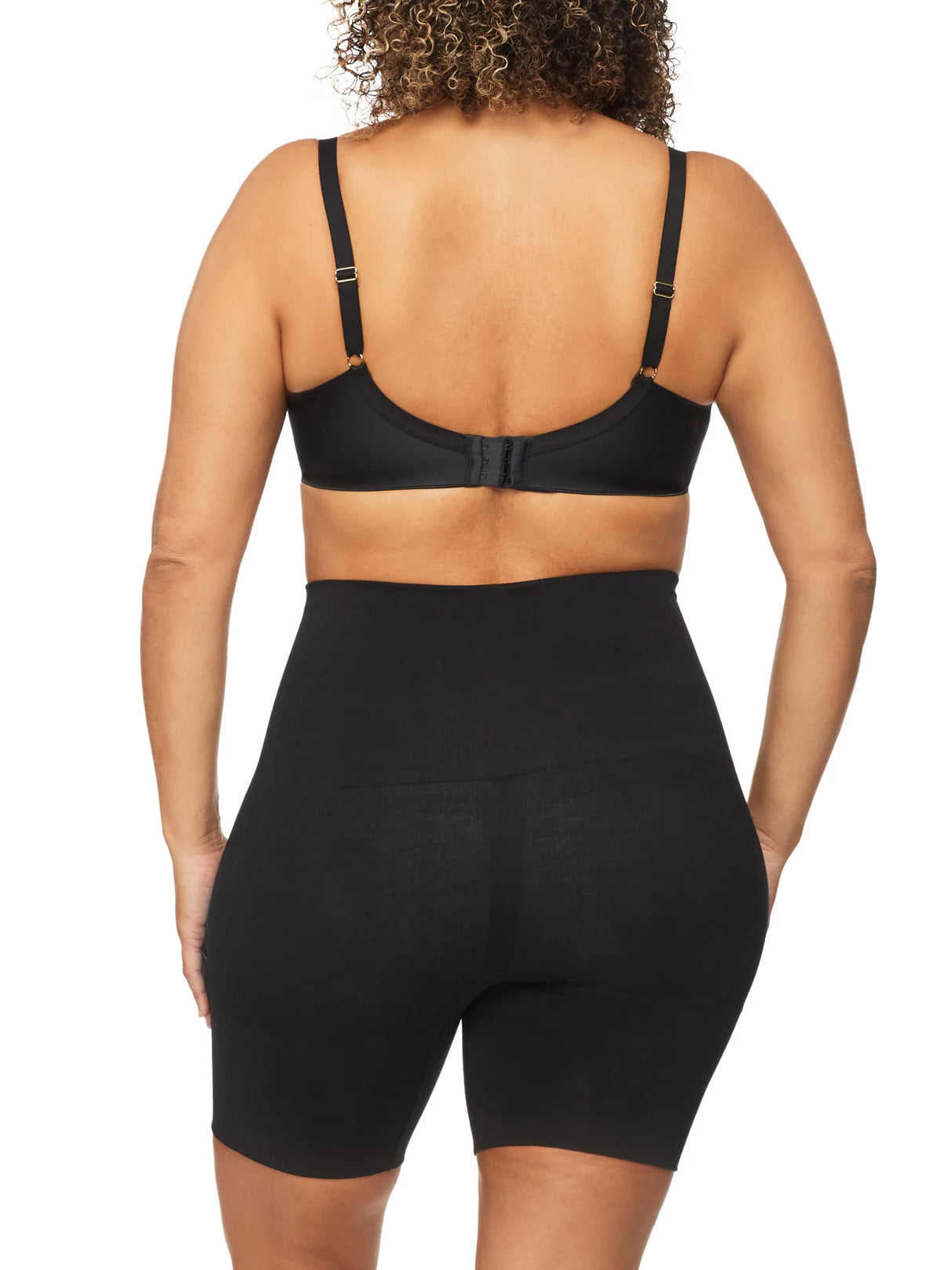 Nancy Ganz Bamboo Essentials W Thigh Shaper - Black