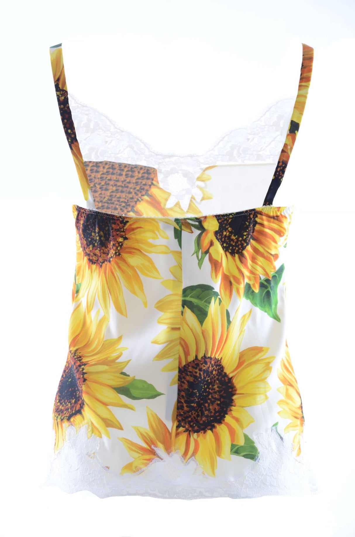 Dolce & Gabbana Women Sunflowers Laced Top