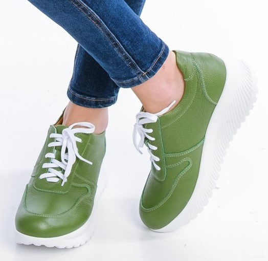 Bosccolo Womens Sneakers - Green